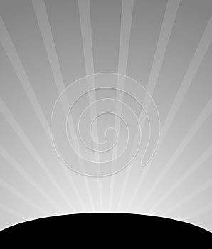 Sunburst, starburst background. Converging-radiating lines abstract background in vertical format. Flyer, poster, placard