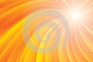 Sunburst vector illustration with radiant sun ray background, retro style