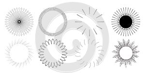 sunbursts design collection