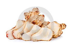Sunchoke isolated on the white background