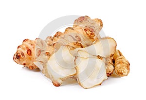 Sunchoke isolated on the white background