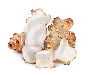 Sunchoke isolated on the white background