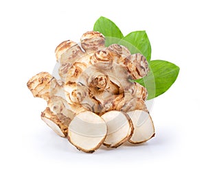 Sunchoke isolated on the white background