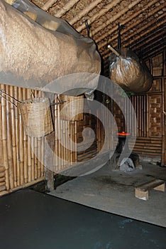 Traditional Sundanese kitchen, West Java, Indonesia photo