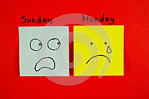 Sunday looking on Monday