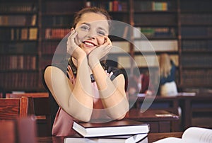 Sundent at the library