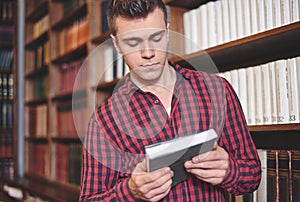 Sundent at the library