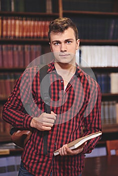 Sundent at the library