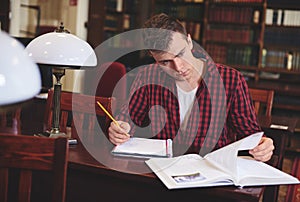 Sundent at the library