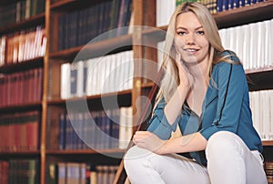 Sundent at the library