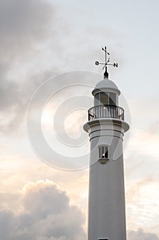 Sunderland South Breakwater Lighthouse, at Cliffe Park, Roker, Sunderland