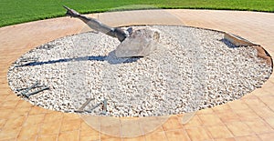 Sundial at Felicity, Ca photo