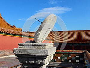 Sundial in the Imperial Palace