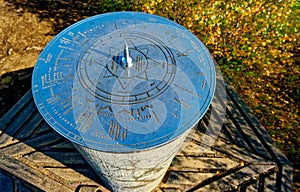Sundial at The Kyrroarganga í Kjarna - Labyrinth Area of Iceland