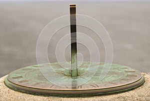 Sundial at noon