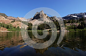 Sundial Peak and Lake Blanche