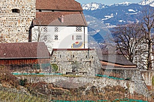 Sundial at Werdenberg Castle