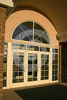 Sundown Church Doors