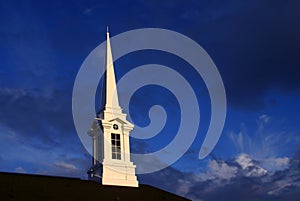 Sundown Church Steeple