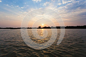 Sundown from Pantanal, Brazil