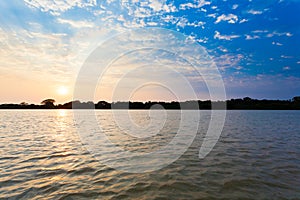 Sundown from Pantanal, Brazil