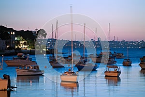 Sundown on Sydney Harbour