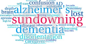 Sundowning Word Cloud