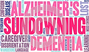Sundowning Word Cloud