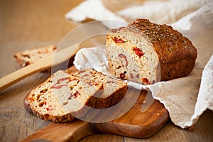 Sundried tomato bread photo