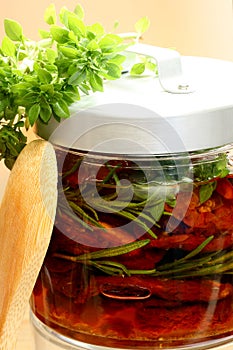 Sundried Tomatoes in Olive Oil with Herbs