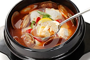 Sundubu jjigae, korean cuisine