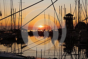 Sunet at Bagenkop Harbor, Langeland, Denmark