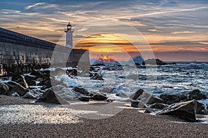 Sunset in Porto photo