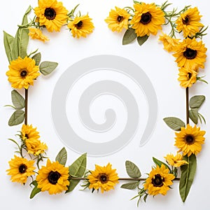 Sunflower border t-shirts