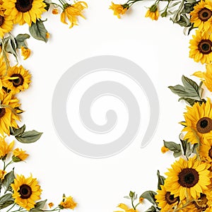 Sunflower border to brighten up any space