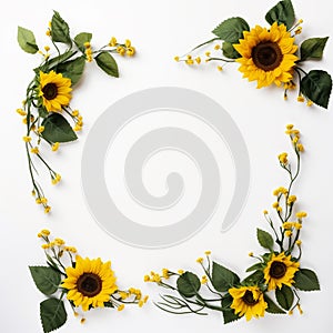 Sunflower border to brighten up your world