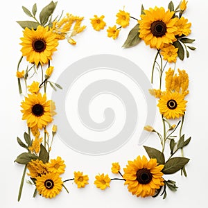 Sunflower border to brighten up your world