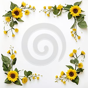 Sunflower border to brighten up your world