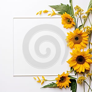 Sunflower border to manifest your dreams