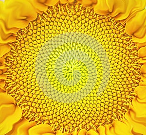 Sunflower Disc Flowers