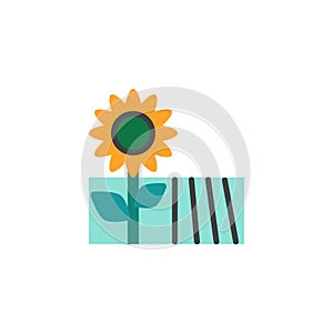 Sunflower Field flat icon