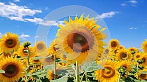 Sunflower Field: A Stunning Display Of Nature's Beauty