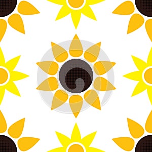 Sunflower, vector