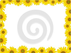 Sunflower frame