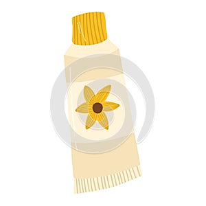 Sunflower oil paints desigh element for greeting cards,banners.