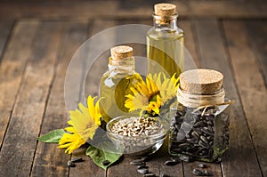 Sunflower oil and seeds