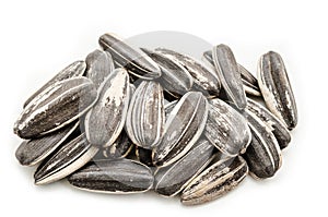 Sunflower seeds pile.