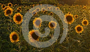 Sunflowers in Tuscany.