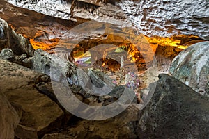 Sung Sot Cave in Halong Bay, Vietnam