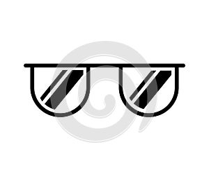 sunglasses accessory isolated icon